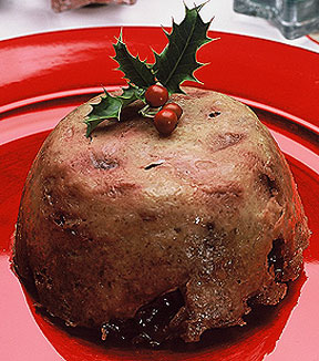 Plum Christmas Pudding