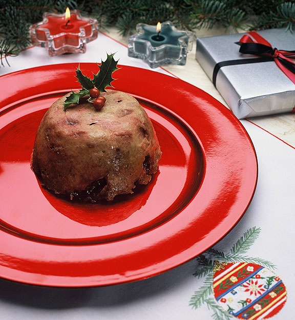 Plum Christmas Pudding -- for Dogs