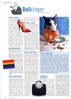 Business Insidermagazine said the recipes inCooking for Dogsare so tempting that Ringer is "tempted to get down on all fours and start sharing Fido's bowl with him. Anyone for Chum and Chips?"