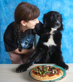 No, I can't eat, I'm camera shy