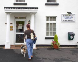 Arriving for the weekly weigh-in