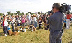 Filming the big sit-in