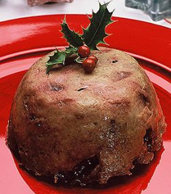 Plum Christmas Pudding